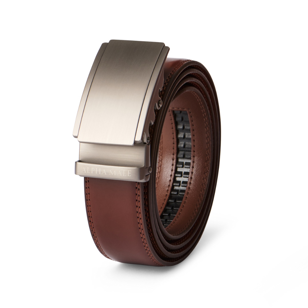 Alpha Male™ Genuine Leather Automatic Men’s Belt