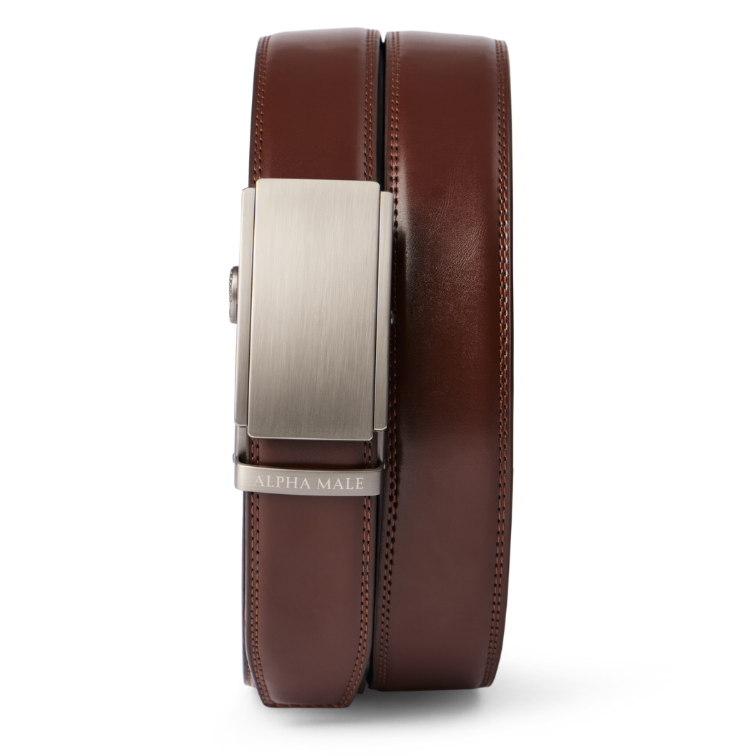 Alpha Male™ Genuine Leather Automatic Men’s Belt