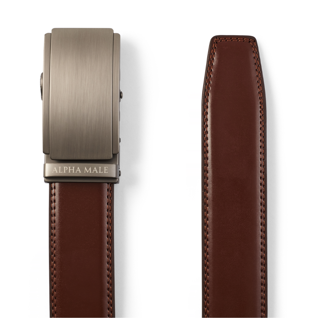 Alpha Male™ Genuine Leather Automatic Men’s Belt